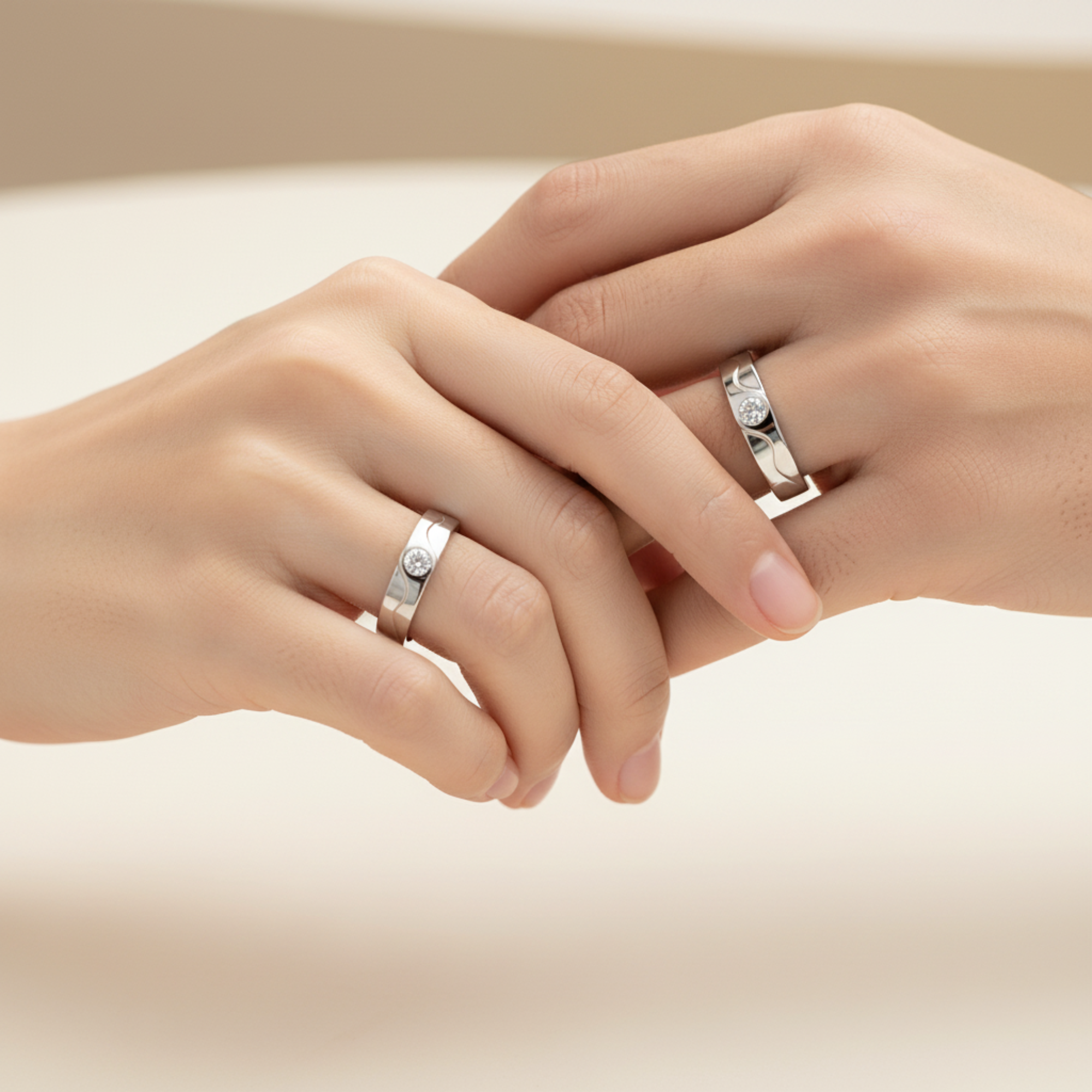 The Wave Couple Ring