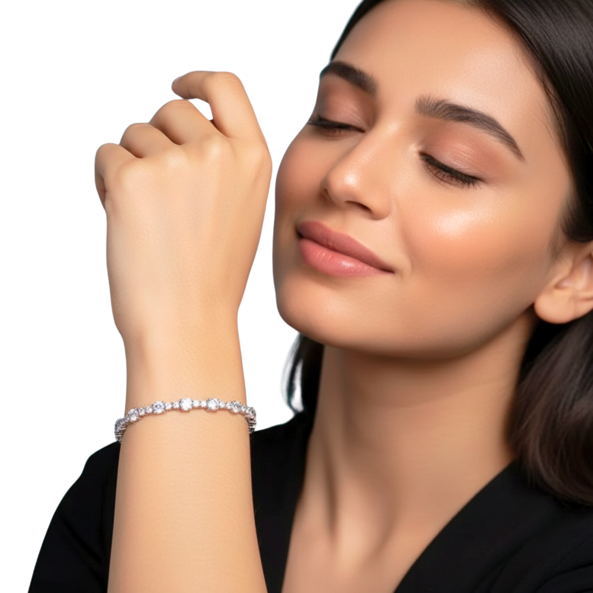 The Graduated Tennis Bracelet