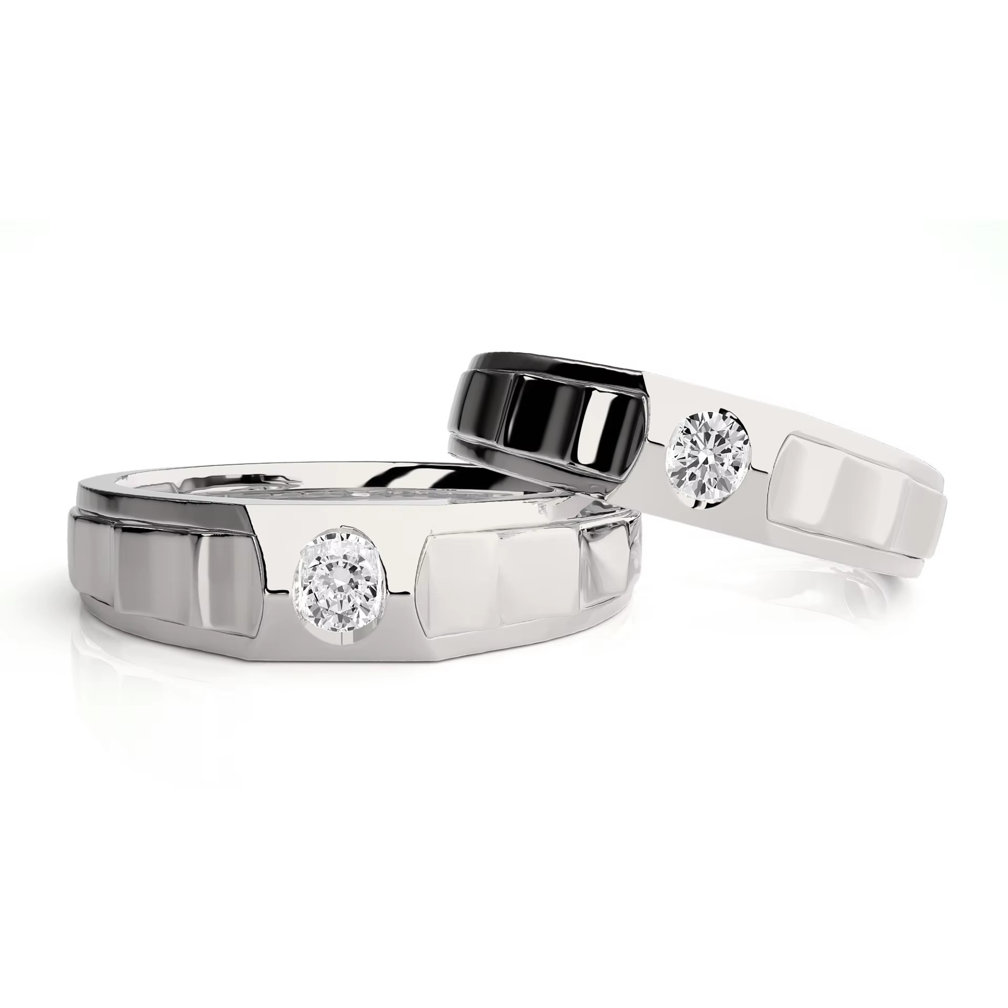 The Facet Couple Ring
