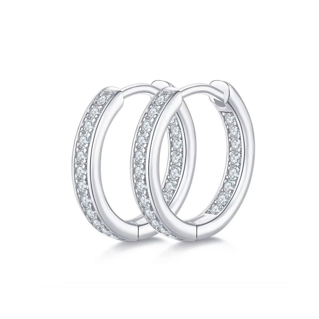 Pavé Channel Hoops