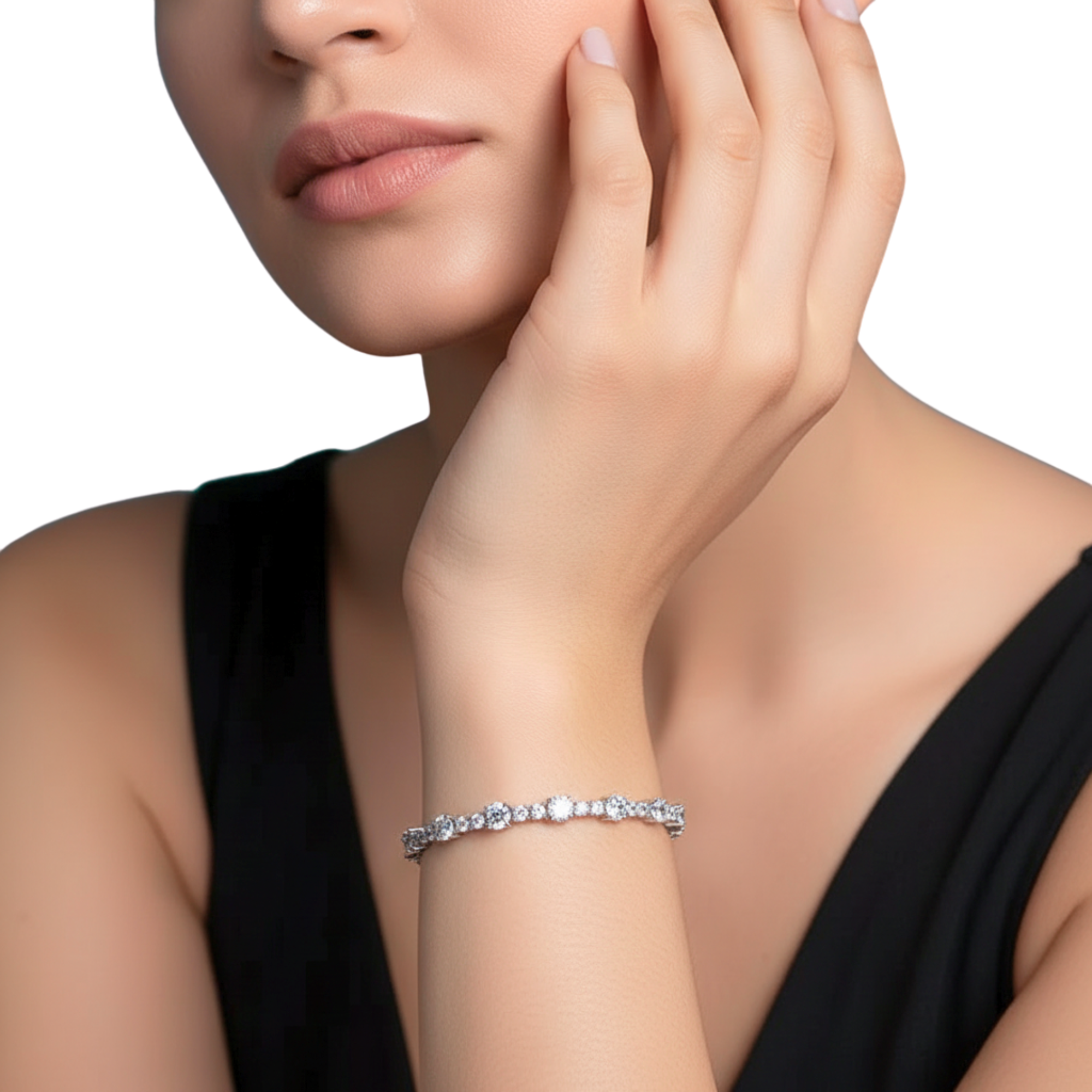 The Graduated Tennis Bracelet