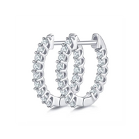 Inside-Out Pavé Hoops
