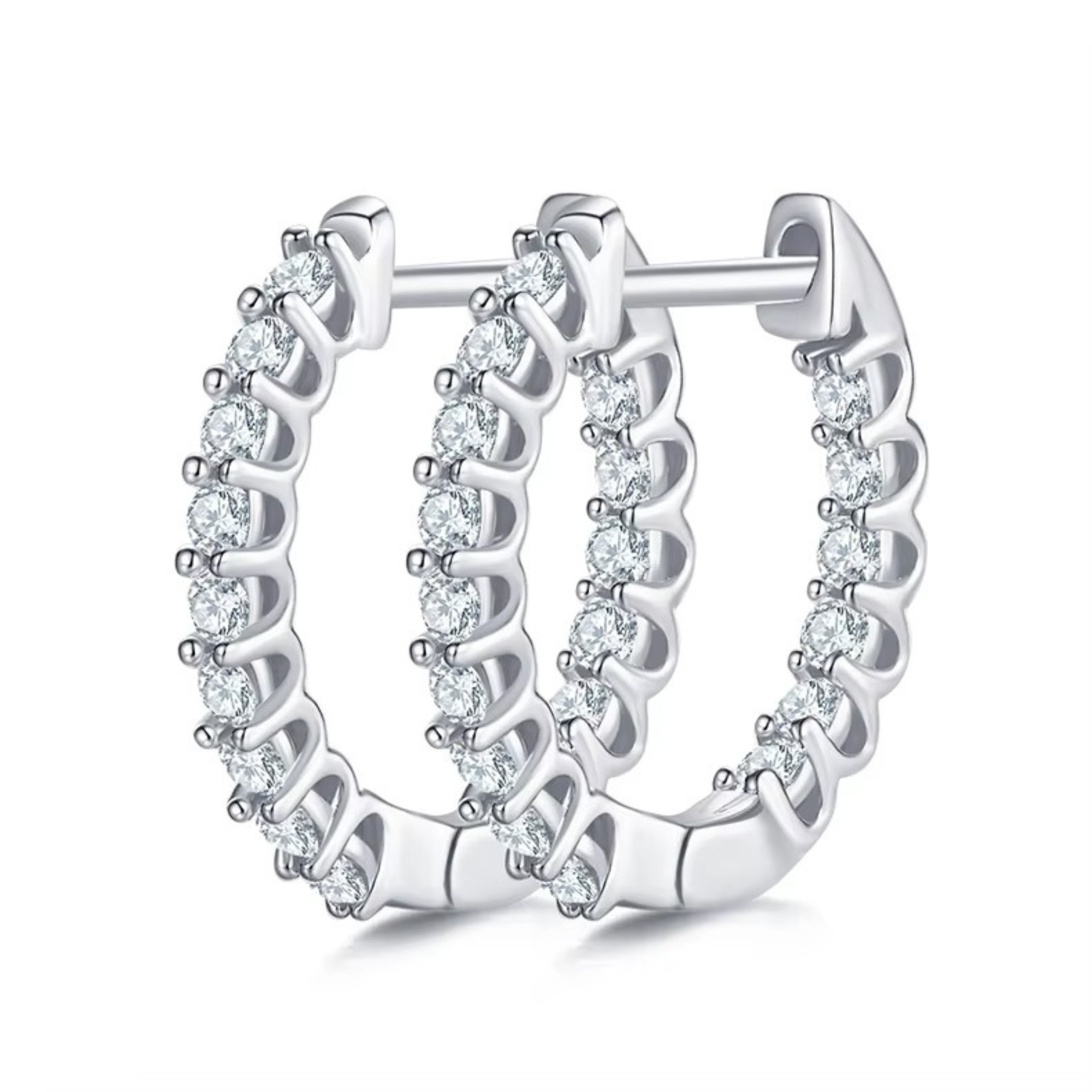 Inside-Out Pavé Hoop Earrings