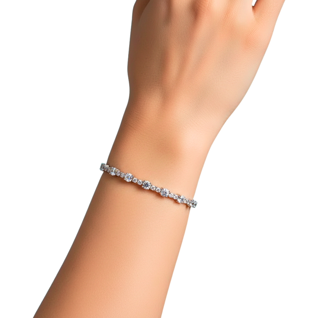 The Graduated Tennis Bracelet