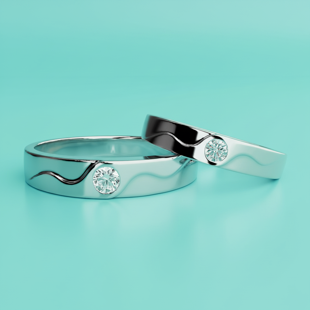 The Wave Couple Ring