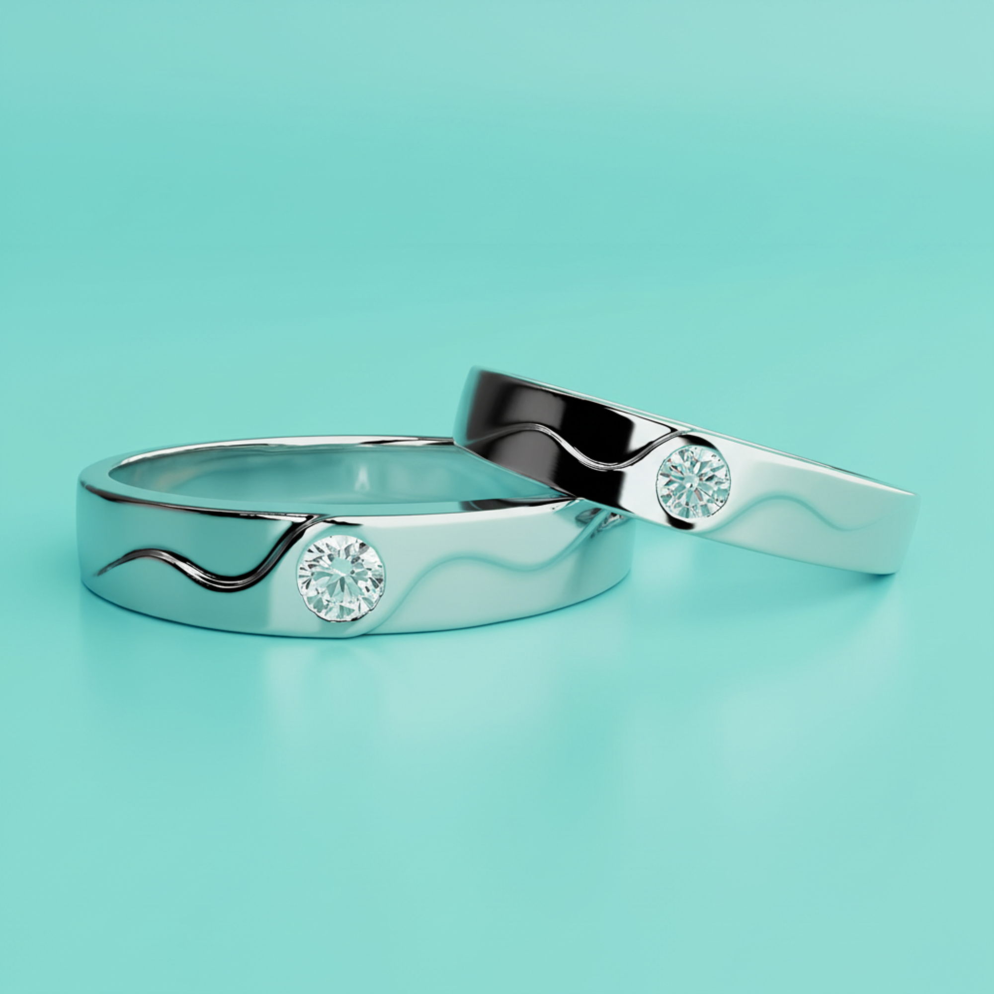 The Wave Couple Ring