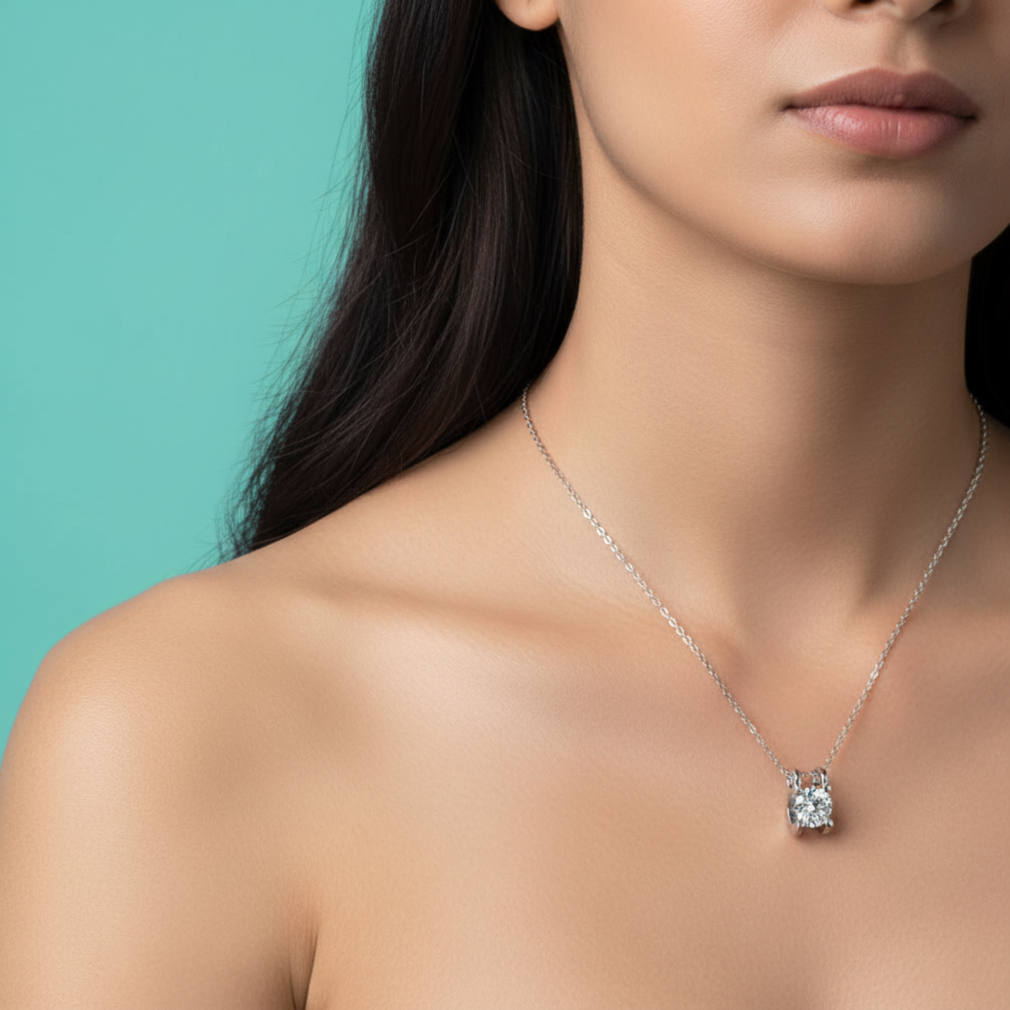 Round Bull Head Pendant Necklace