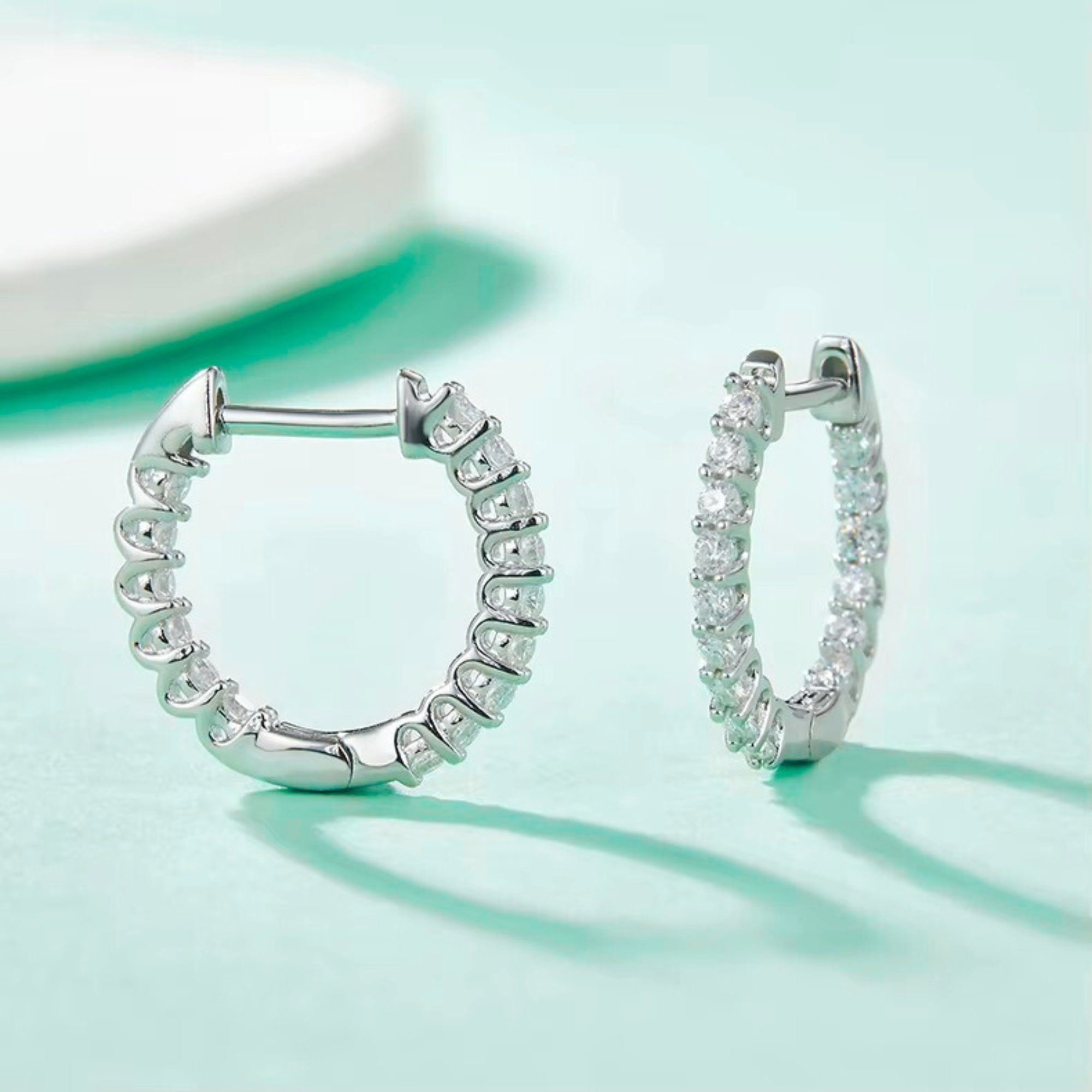 Inside-Out Pavé Hoops