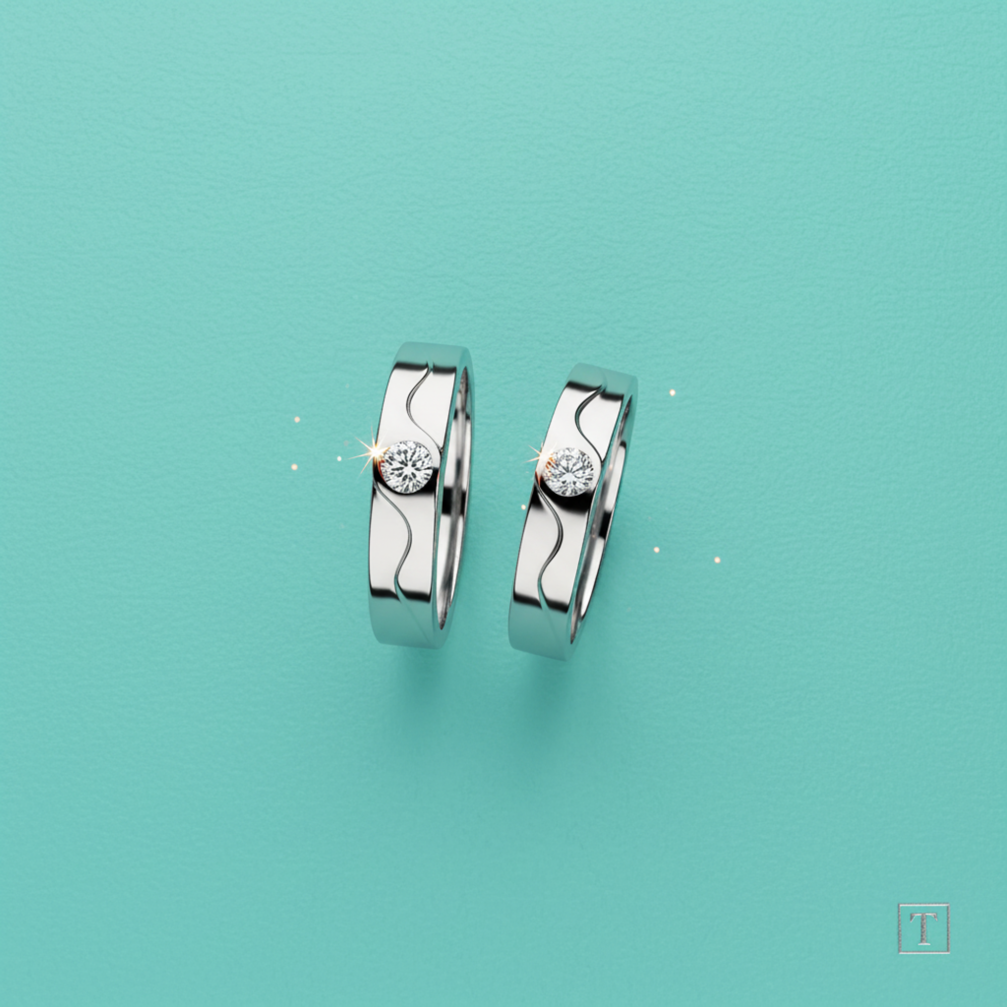 The Wave Couple Ring