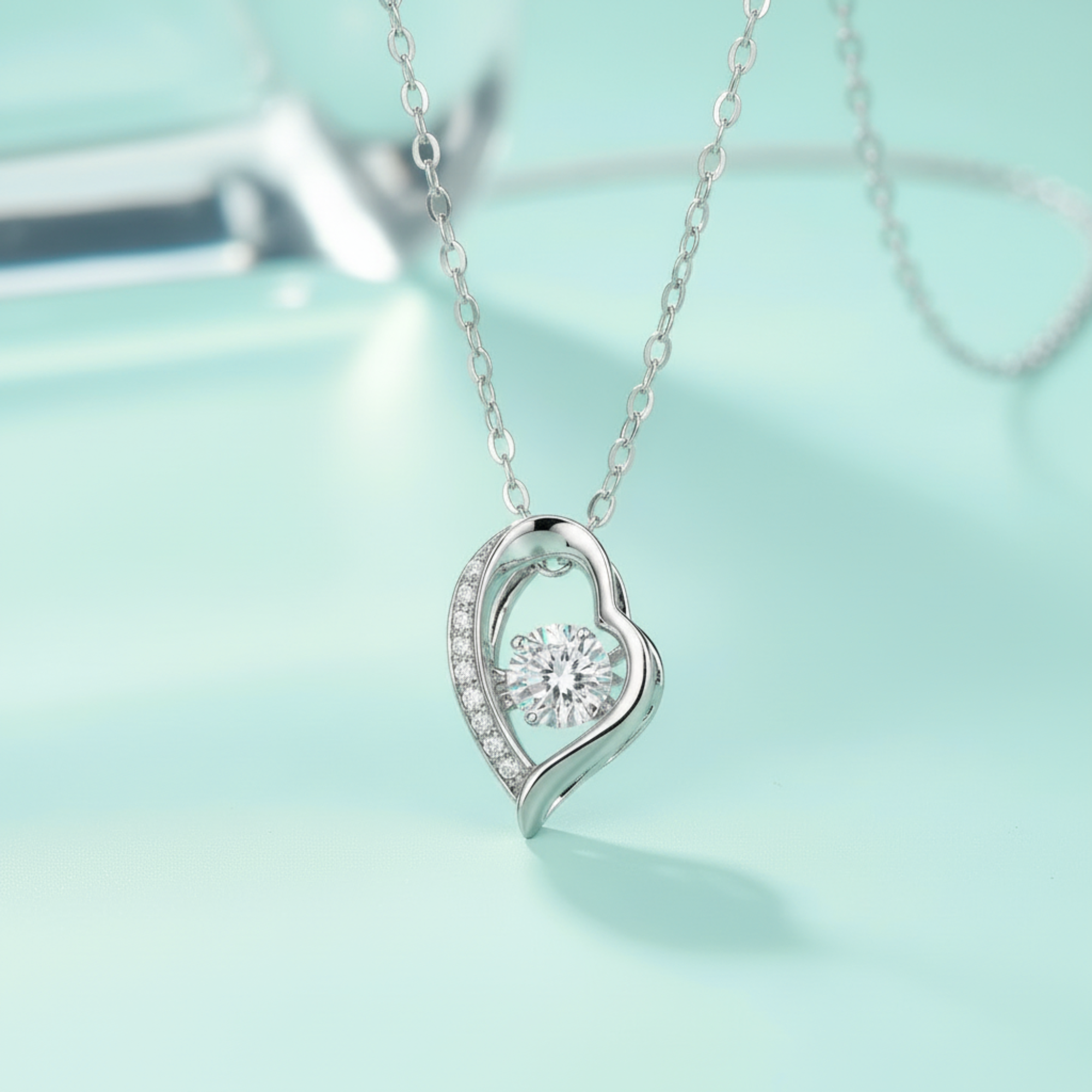 The Round Pavé Heart