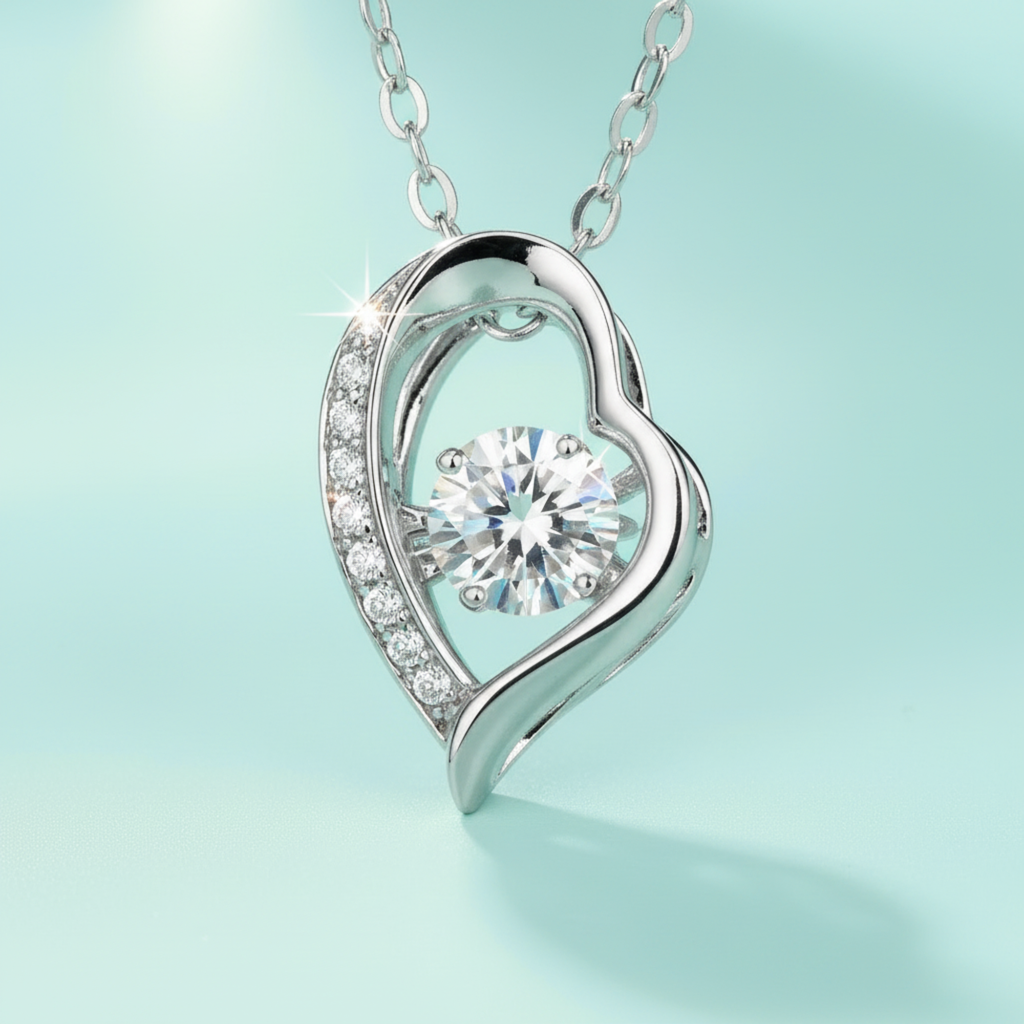 The Round Pavé Heart