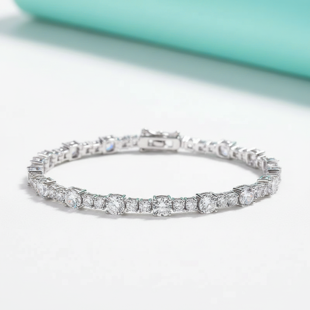 The Graduated Tennis Bracelet