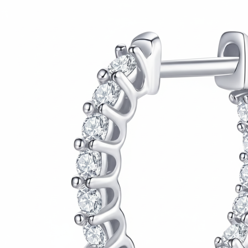 Inside-Out Pavé Hoops