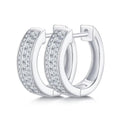 The Triple Pavé Huggies