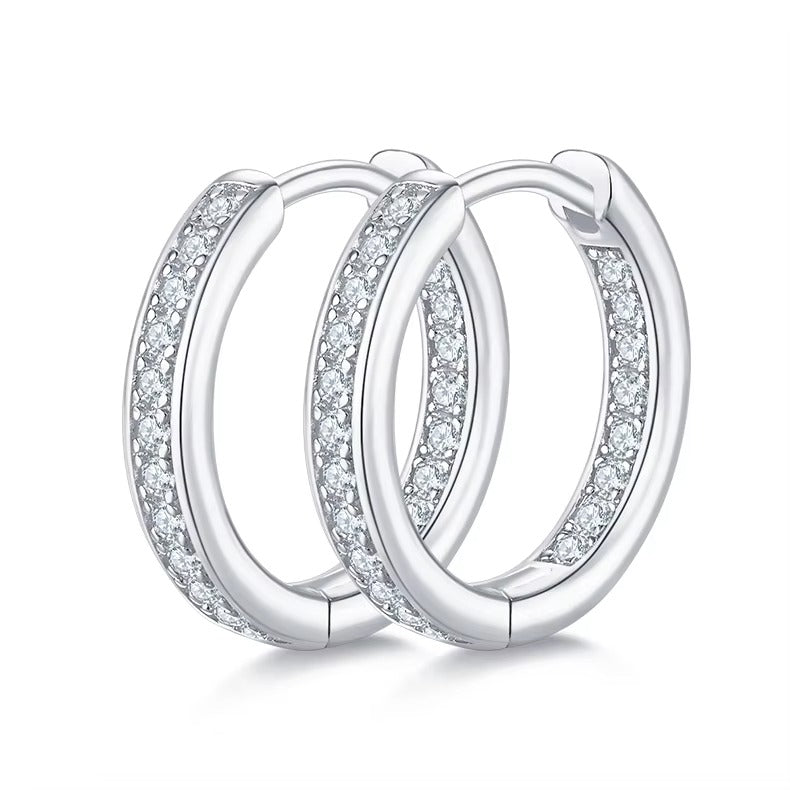Pavé Channel Hoops