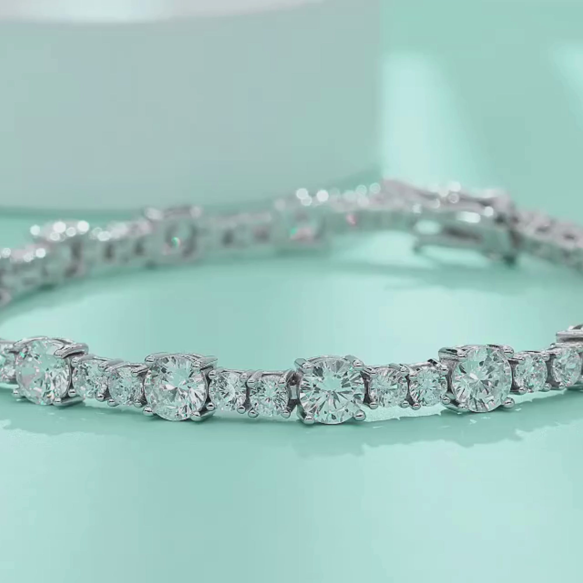 The Graduated Tennis Bracelet
